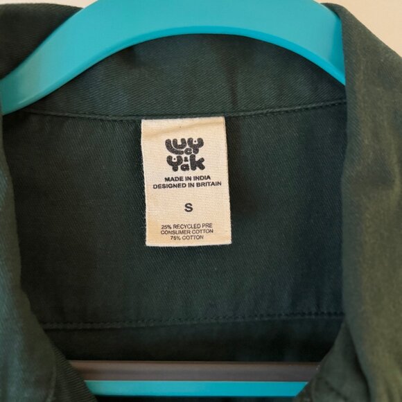 Lucy & Yak Carmen Cotton Posy Green Jumpsuit - Picture 4 of 5